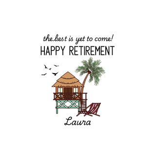 Retirement ornament — custom keepsake gift to celebrate years of dedication and the start of a new chapter.