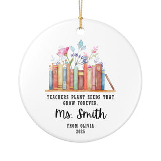 Custom occupation ornament — personalized gift for teachers, nurses, doctors, and professionals.